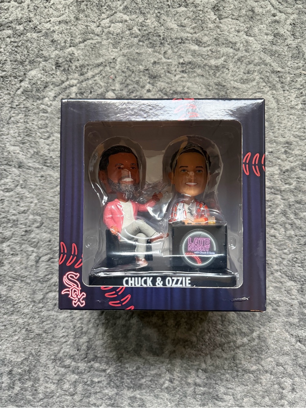 Chicago White Sox "Late Night with Chuck & Ozzie" dual bobblehead